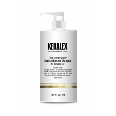 Protokeratin Шампунь дуо-питание высокоинтенсивный Keralex Double Nutrient Shampoo, 750 мл купить