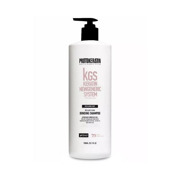 Protokeratin Шампунь-бондинг для блондированных волос Brilliant Shine Bonding Shampoo, 950 мл купить