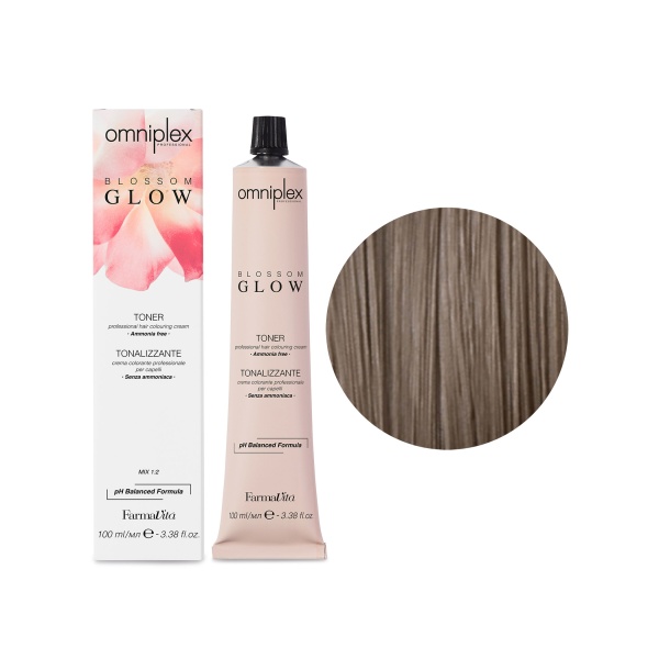Farmavita Крем-краска без аммиака Omniplex Blossom Glow Toner, 7.8 темно-каштановый, 100 мл купить