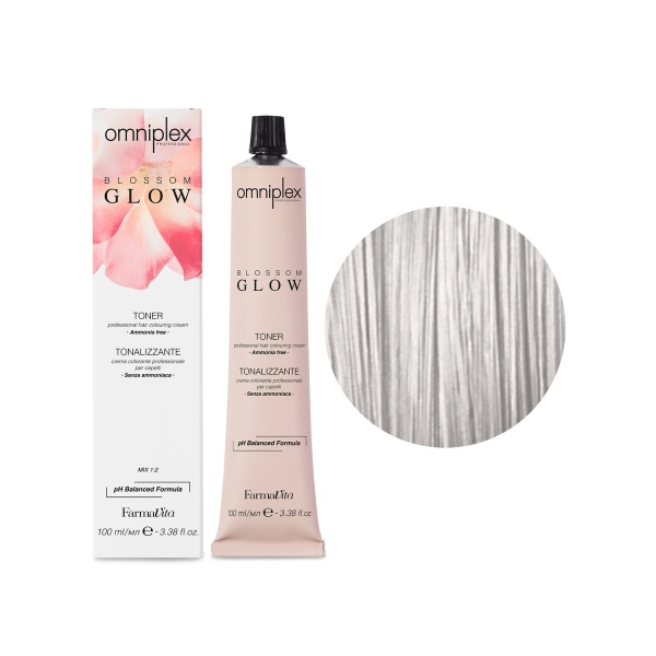 Farmavita Крем-краска без аммиака Omniplex Blossom Glow Toner, 8.12 стальной, 100 мл купить