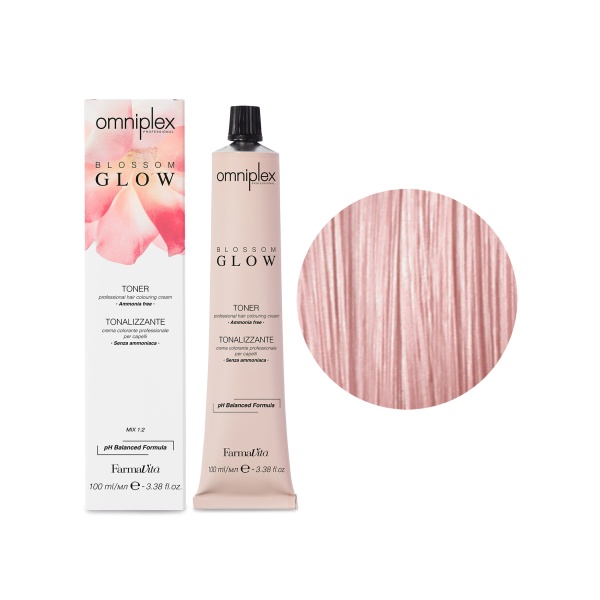 Farmavita Крем-краска без аммиака Omniplex Blossom Glow Toner, Pink розовый, 100 мл купить