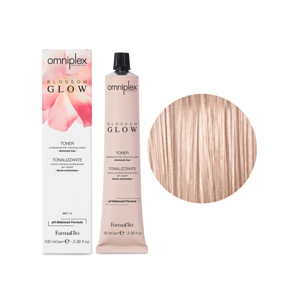Farmavita Крем-краска без аммиака Omniplex Blossom Glow Toner, 9.5 коричневый махагон, 100 мл купить