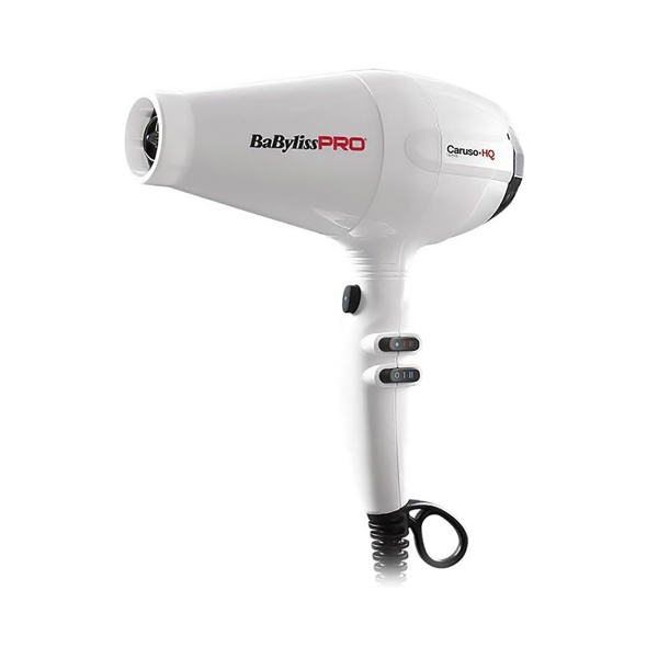 BaByliss Pro Фен Caruso-HQ Dryer Ionic, BAB6970WIE, белый, 2400 Вт купить