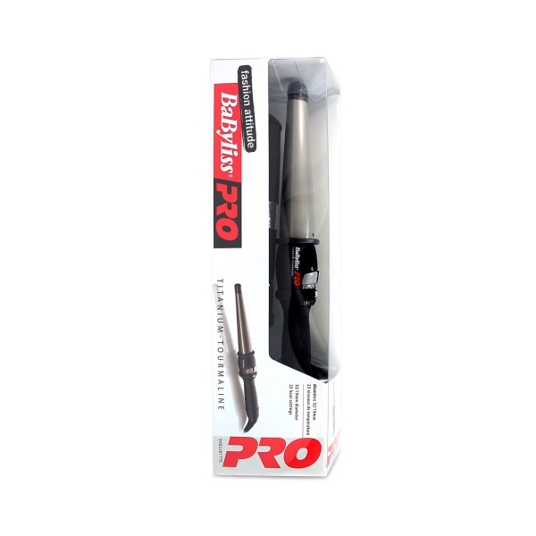 BaByliss Pro Плойка-конус Titanium Tourmaline BAB2281TTE, c терморегулятором, 19-32 мм, 65 Вт купить