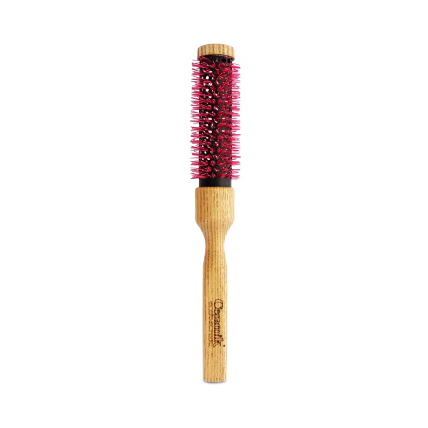 Tek Щетка с квадратной деревянной ручкой для волос Ceramik Antibacteric Round Brush Oxy, 24 мм купить