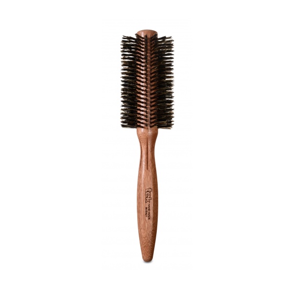 Tek Щетка круглая из красного дерева с усиленной щетиной кабана Round Brush in Mahogany Wood with Natural Bristles, 60 мм купить