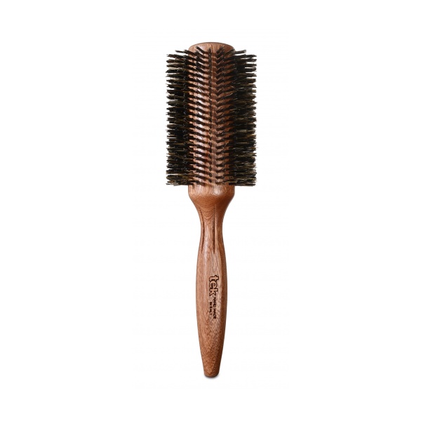 Tek Щетка круглая из красного дерева с усиленной щетиной кабана Round Brush in Mahogany Wood with Natural Bristles, 70 мм купить