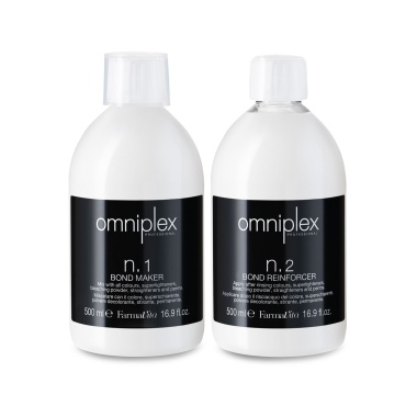 Farmavita Средства для защиты и восстановления Omniplex Salon Kit: N.1, 500 мл + N.2, 500 мл купить
