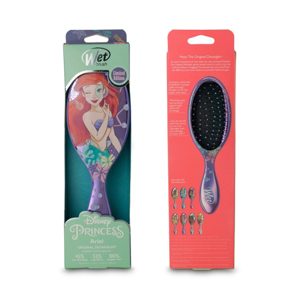 Wet Brush Щетка для спутанных волос Ариэль Disney Princess Wholehearted Ariel, фиолетовая купить