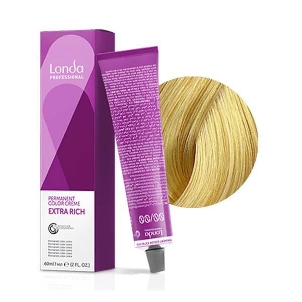 Londa Professional Стойкая крем-краска Londacolor, 10/0 яркий блонд, 60 мл купить