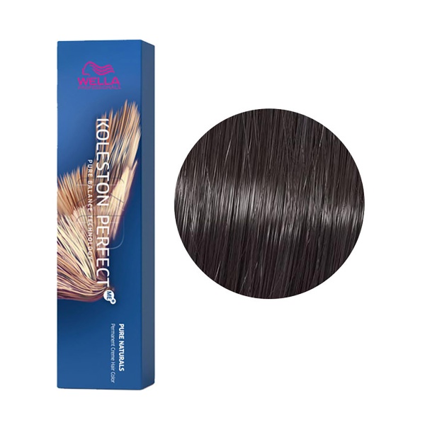 Wella Professionals Стойкая крем-краска Koleston Perfect Me+, 44/0 Коричневый интенсивный натуральный, 60 мл купить