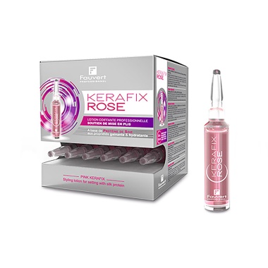 Fauvert Professionnel Розовый лосьон для укладки локонов Керафикс, 30 х 10 мл купить