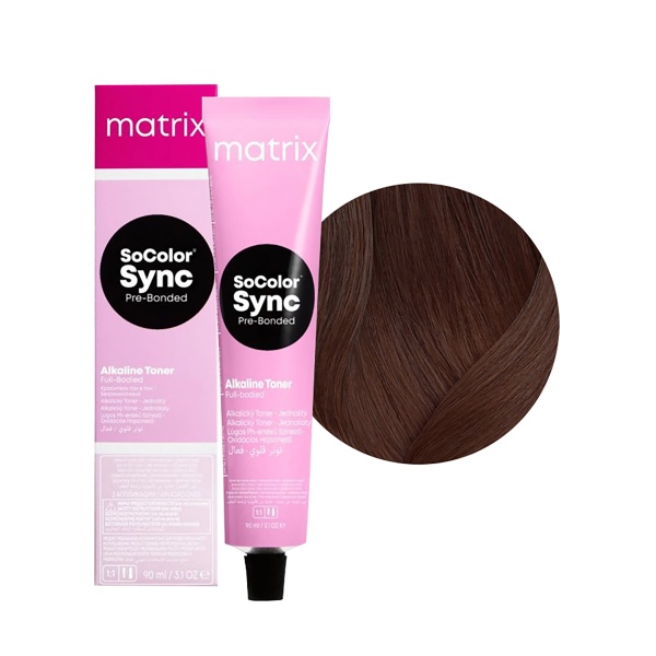 Маtrix Крем-краска для волос SоCоlоr.Веаuty, 5М шатен мокка светлый, 90 мл купить