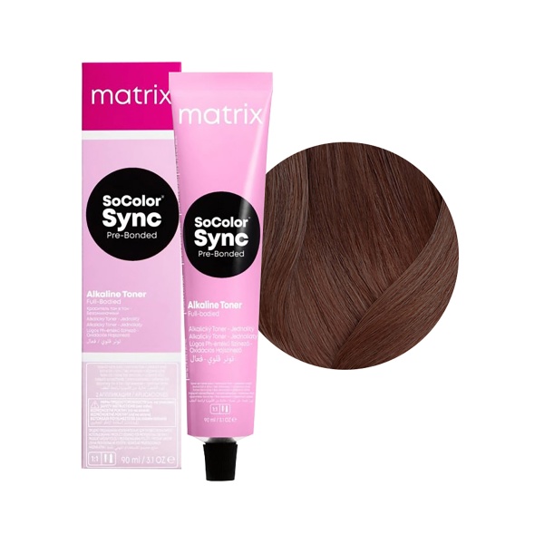 Маtrix Крем-краска для волос Cоlоr Sync, 6М блондин мокка тёмный, 90 мл купить