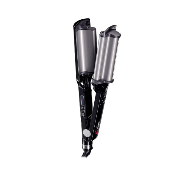 BaByliss Pro Плойка для создания глубоких волн Titanium Tourmaline Ionic Hi Def Waiver, с терморегулятором, 19 мм купить