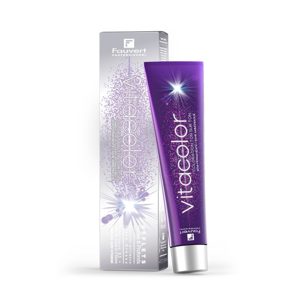 Fauvert Professionnel Краситель тон в тон Vitacolor, металлик серый Антрацит, 100 мл купить