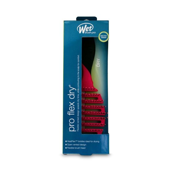 Wet brush Щетка для быстрой сушки волос Pro flex Dry, розовая купить