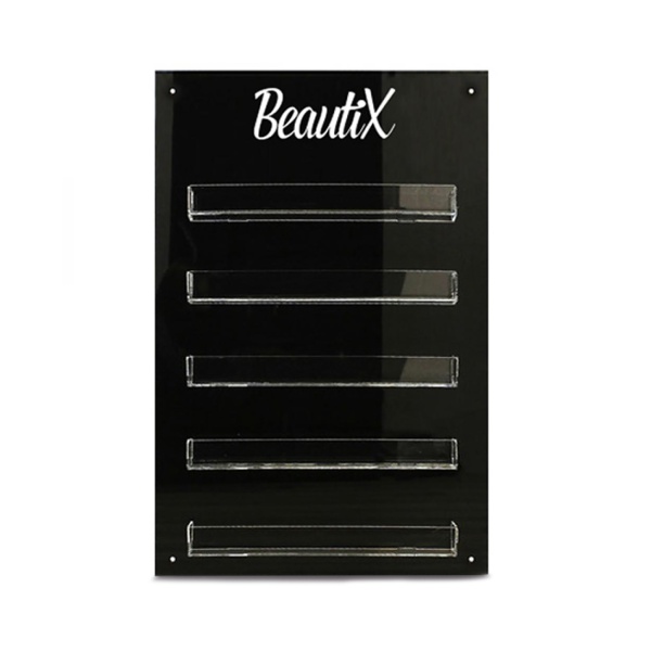 Beautix Дисплей для гель-лаков настенный, 50 флаконов, черный купить