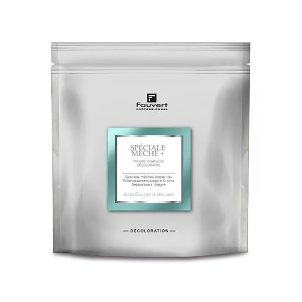 Fauvert Professionnel Пудра обесцвечивающая до 6 тонов для закрытых техник Poudre Speciale Meches+, голубая, 500 гр купить