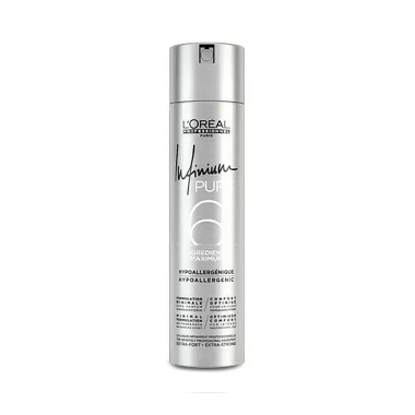 L'Оrеаl Рrоfеssiоnnеl Лак без запаха сверхсильной фиксации Infinium Pure Extra Strong 4, 300 мл купить
