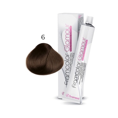 Framesi Крем-краска для волос Framcolor Glamour, 6 темный блондин, 100 мл купить