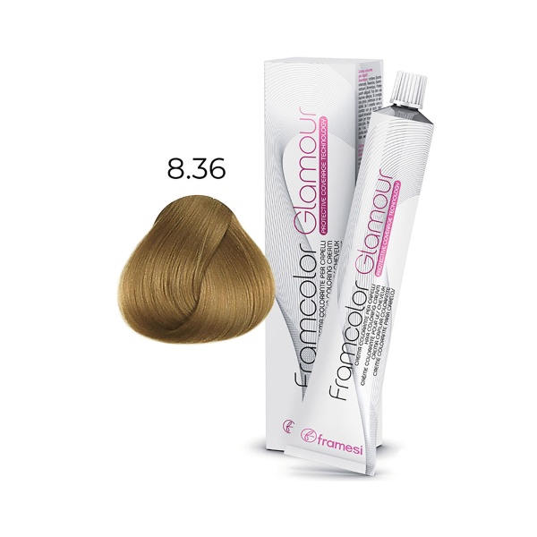 Framesi Крем-краска для волос Framcolor Glamour, 8.36 светлый песочный блондин, 100 мл купить