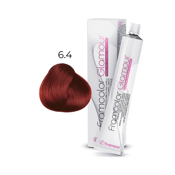 Framesi Крем-краска для волос Framcolor Glamour, 6.4 медный темный блондин, 100 мл купить