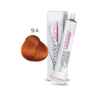 Framesi Крем-краска для волос Framcolor Glamour, 9.4 медный очень светлый блондин, 100 мл купить