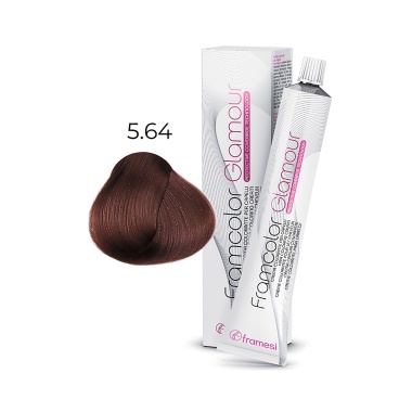 Framesi Крем-краска для волос Framcolor Glamour, 5.64 темный шоколадный светло-каштановый, 100 мл купить