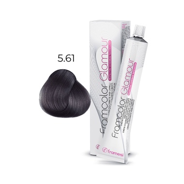 Framesi Крем-краска для волос Framcolor Glamour, 5.61 темный серебристо-фиолетовый, 100 мл, 100 мл купить