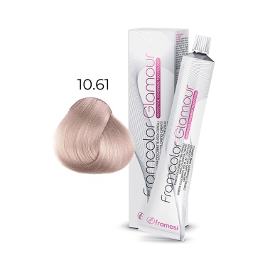 Framesi Крем-краска для волос Framcolor Glamour, 10.61 платиновый блондин серебристо-фиолетовый, 100 мл, 100 мл купить