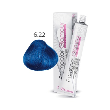 Framesi Крем-краска для волос Framcolor Glamour, 6.22 чистый синий, 100 мл купить