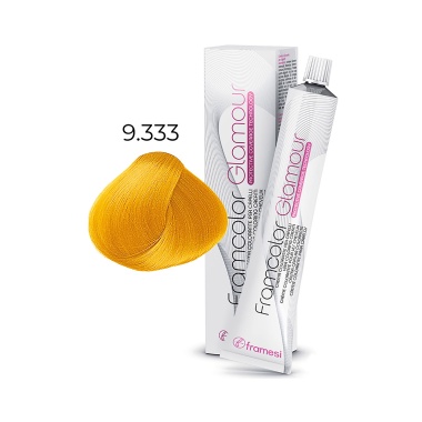 Framesi Крем-краска для волос Framcolor Glamour, 9.333 чистый желтый, 100 мл купить