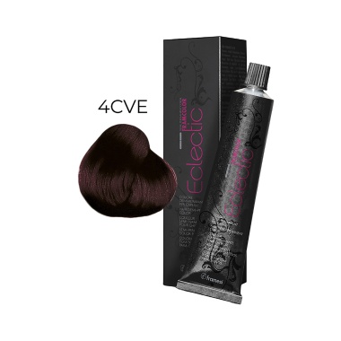 Framesi Крем-краска для волос Framcolor Eclectic, 4CVE средний шатен фиолетовый, 60 мл купить