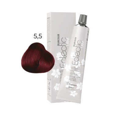 Framesi Крем-краска для волос Framcolor Eclectic Care, 5.5 светлый шатен красный, 60 мл купить
