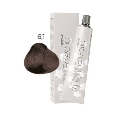 Framesi Крем-краска для волос Framcolor Eclectic Care, 6.1 темный блондин пепельный, 60 мл купить