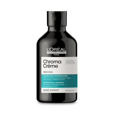 L`Orеal Рrоfеssiоnnеl Шампунь зеленый для темных шатенок и брюнеток Chroma Creme, 300 мл купить
