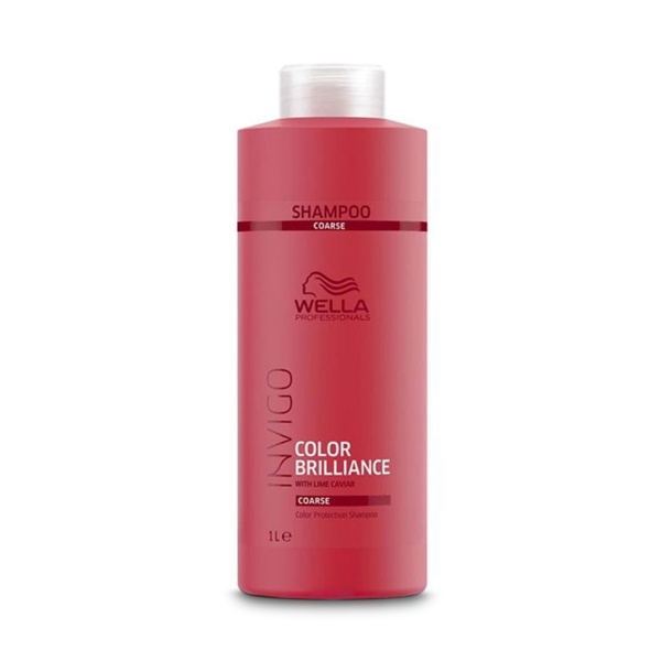 Wella Professionals Шампунь для защиты цвета окрашенных жестких волос Invigo Brilliance, 1000 мл купить