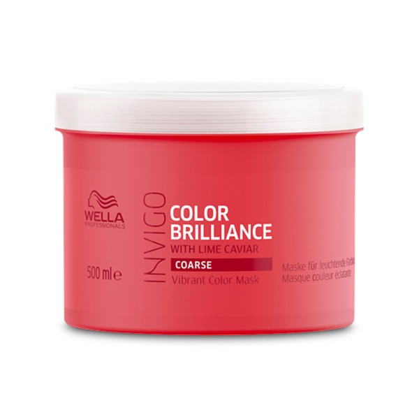 Wella Professionals Маска-уход для защиты цвета окрашенных жестких волос Invigo Brilliance, 500 мл купить