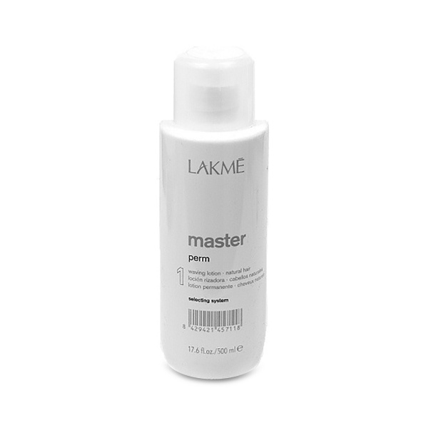 Lakme Лосьон для завивки натуральных волос Master Perm Selecting Waving Lotion 1, 500 мл купить