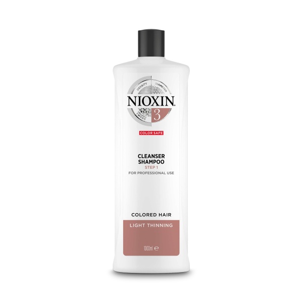 Nioxin Очищающий шампунь для окрашенных волос с тенденцией к истончению Система 3, 1000 мл купить