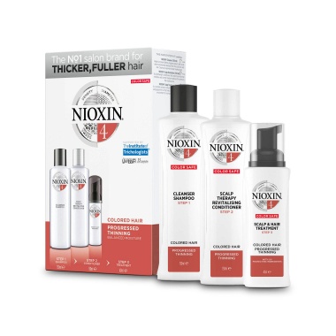 Nioxin Набор Система 4 для окрашенных волос с тенденцией к истончению: Шампунь + Кондиционер + Маска, 150 мл + 150 мл + 40 мл купить