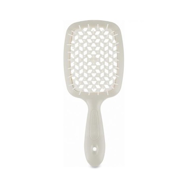 Janeke Щетка двуцветная с закругленными зубчиками Superbrush, серо-белая, 20.3 x 8,5 x 3.1 см купить