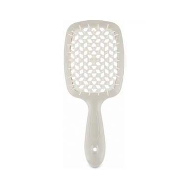 Janeke Щетка двуцветная Superbrush, малая, серо-белая, 17.5 x 7 x 3 см купить