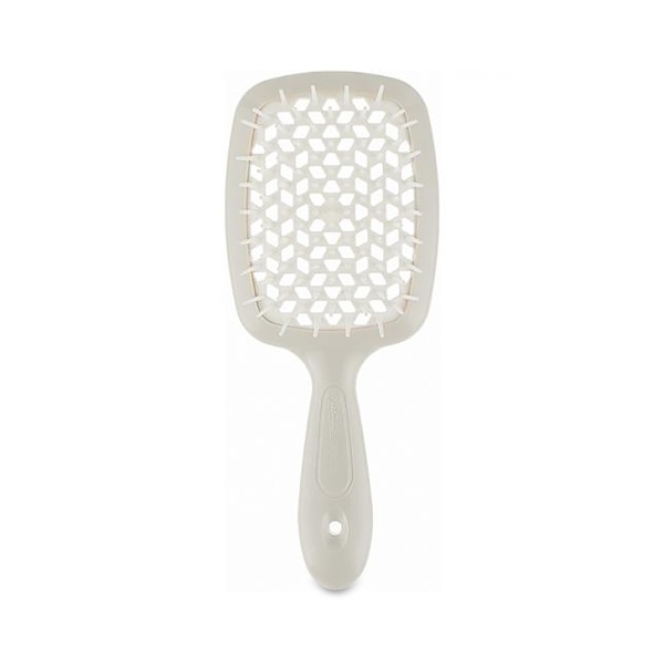 Janeke Щетка двуцветная Superbrush, малая, серо-белая, 17.5 x 7 x 3 см купить