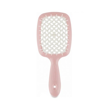 Janeke Щетка двуцветная Superbrush, малая, нежно-розовая с белым, 17.5 x 7 x 3 см купить