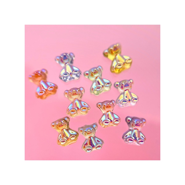 Zoo Nail Art Фигурки объемные Мишки, №1752, 10 шт купить