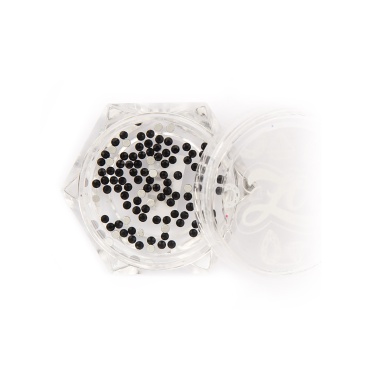 Zoo Nail Art Стразы стеклянные Jet Black, 100 шт купить