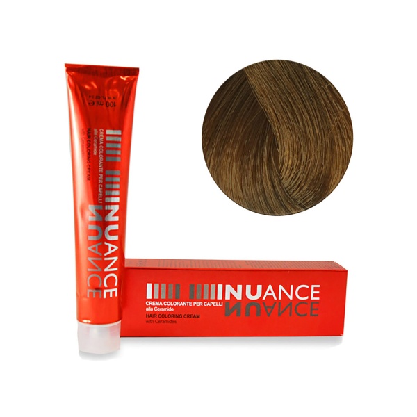 Punti Di Vista Крем-краска для волос с керамидами Nuance Hair Color Cream, 7 средний блондин, 100 мл купить