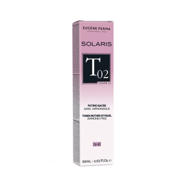 Eugene Perma Крем для тонирования волос после осветления и обесцвечивания Solaris Toner, Т*02 ирисовый, 60 мл купить